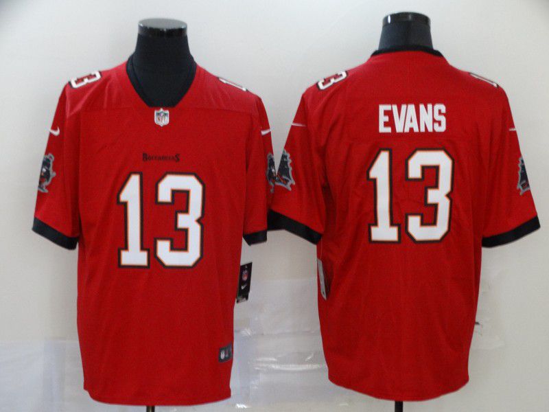 Men Tampa Bay Buccaneers 13 Evans Red New Nike Limited Vapor Untouchable NFL Jerseys